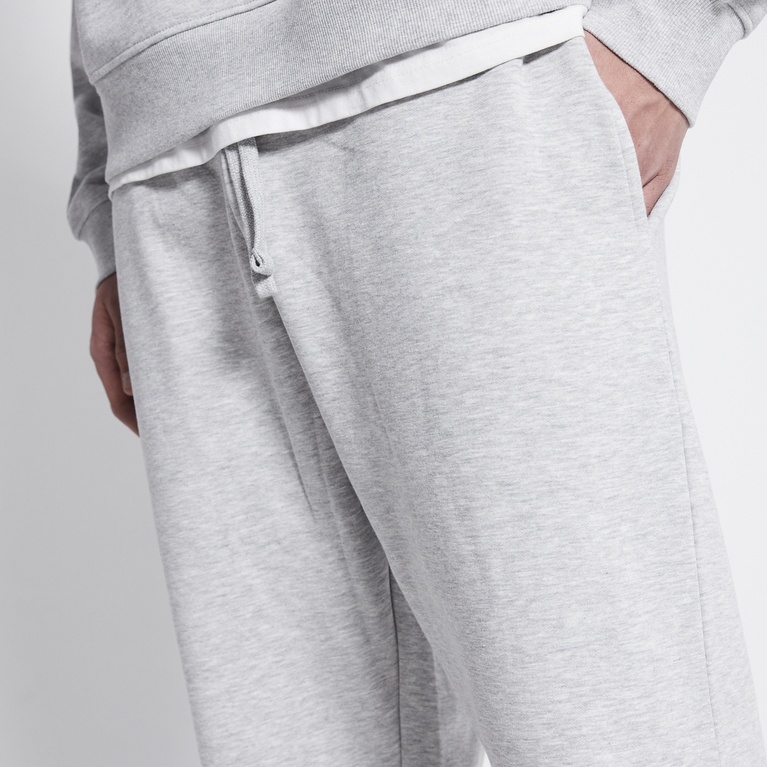 Sweatpants "Straight Jogger" Grey Melange 2